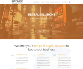 Infomeik.com(Digital Solutions) Screenshot