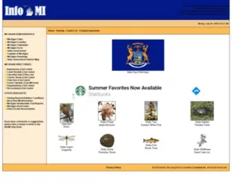 Infomi.com(Michigan Information) Screenshot