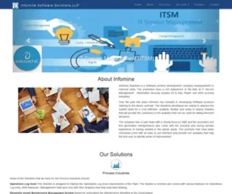 Infominesolutions.com(Infomine Software Solutions) Screenshot