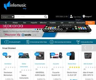 Infomusicshop.com(Profesyonel Ses Işık ve Görüntü Sistemleri) Screenshot