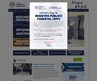Infona.gov.py(Instituto Forestal Nacional Document) Screenshot