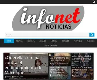 Infonet.com.ar(Infonet Noticias) Screenshot