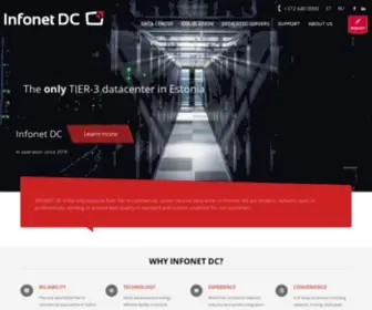 Infonetdc.com(Infonet Data Center) Screenshot