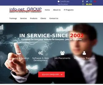 Infonetgroup.org(Info-net GROUP) Screenshot
