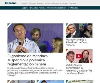 Infonews.com(Noticias de Argentina y el mundo con la mirada del periodismo cooperativo) Screenshot