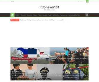 Infonews101.com(Accueil) Screenshot