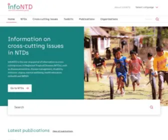 Infontd.org(Information on cross) Screenshot