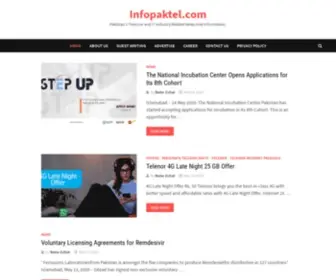 Infopaktel.com(Pakistans Telecom and IT Industry Related News And Information) Screenshot