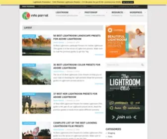 Infoparrot.com(Online info magazine) Screenshot