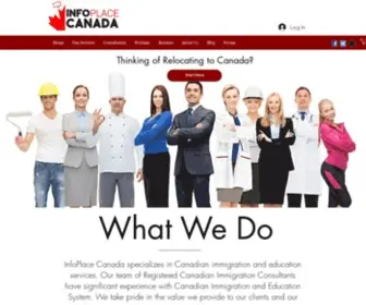 Infoplacecanada.ca(InfoPlace Canada) Screenshot