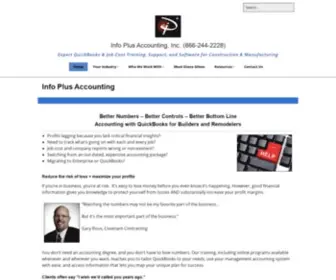 Infoplusaccounting.com(Build Your Numbers) Screenshot