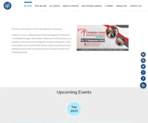 Infoplusevents.com(InfoPlus Events LLC) Screenshot