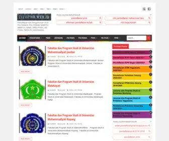 Infopmb.web.id(Pendaftaran dan Pengumuman 2019/2020/2021) Screenshot