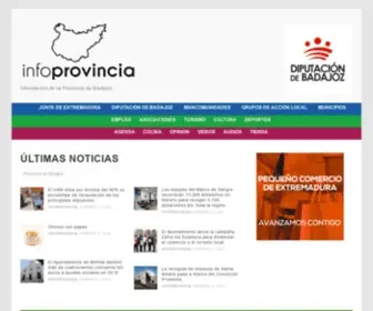 Infoprovincia.net(Información sobre la Provincia de Badajoz) Screenshot