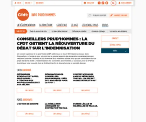 Infoprudhommes.fr(Info Prudhommes) Screenshot