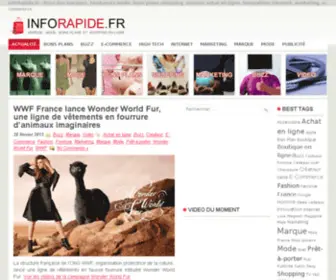 Inforapide.fr(Buzz des marques) Screenshot