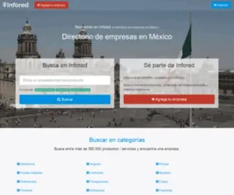 Infored.com.mx(Empresas de México) Screenshot