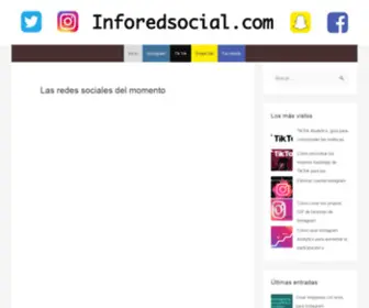 Inforedsocial.com(En encontrarás las últimas novedades de todas las redes sociales del momento) Screenshot