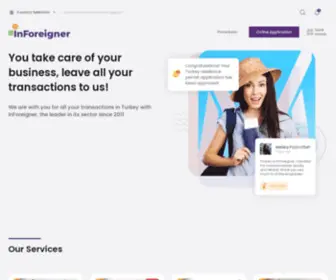 Inforeigner.com(At your assistance in Turkey) Screenshot