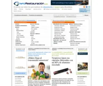 Inforestauracion.com(El portal con todos los proveedores de alimentación y equipos para hostelería) Screenshot