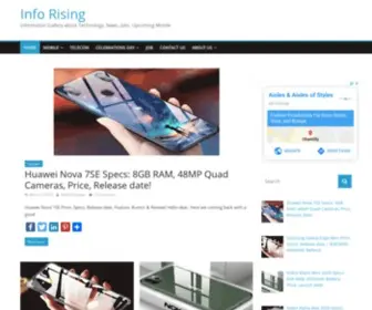 Inforising.com(Info Rising) Screenshot