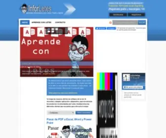 Inforletes.com(Aprende informática con Letes) Screenshot