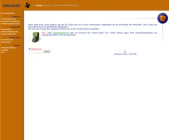 Inform24.de(Ernährungsinformationen) Screenshot