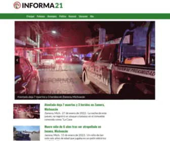 Informa21.com(Últimas Noticias) Screenshot