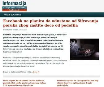 Informacija.rs(Zaštita) Screenshot
