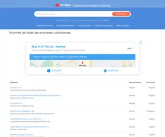 Informacion-Empresas.co(Directorio de Empresas de Colombia) Screenshot