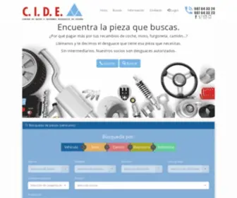 Informaciondesguaces.com(C.I.D.E. Centro de Información Desguaces de España) Screenshot