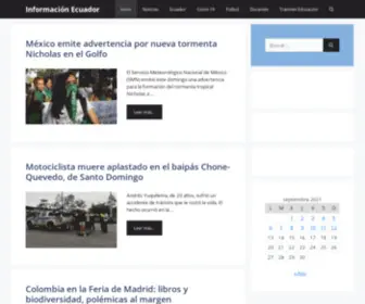 Informacionecuador.online(Información Ecuador) Screenshot