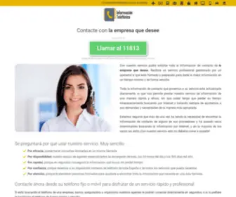 Informaciontelefonica.es(Información de contacto) Screenshot