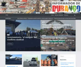 Informadordedurango.com(Informador de Durango) Screenshot