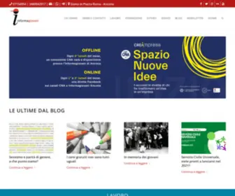 Informagiovaniancona.com(Informagiovani Ancona) Screenshot