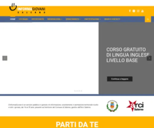 Informagiovanisalerno.it(Informagiovanisalerno) Screenshot