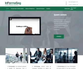 Informaseg.com.br(Gestão de Segurança Inteligente) Screenshot