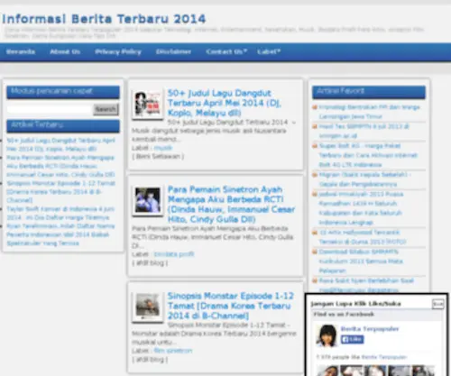 Informasiberita.net(Informasi Berita Terbaru 2013) Screenshot