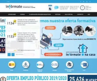 Informateoposiciones.es(Infórmate oposiciones) Screenshot