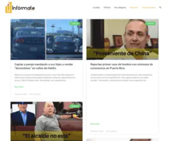 Informateprtv.com(Infórmate Puerto Rico) Screenshot