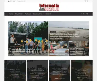 Informatiabuzaului.ro(Informatia Buzaului) Screenshot