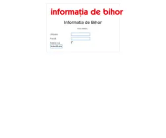 Informatiadebihor.ro(Informatia de Bihor) Screenshot