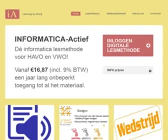 Informatica-Actief.nl(Informatica Actief) Screenshot