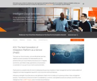 Informaticacloud.com(Learn how Informatica Intelligent Cloud Services (IICS)) Screenshot