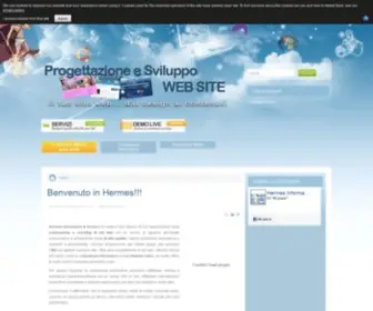 Informaticahermes.it(Benvenuto in Hermes) Screenshot