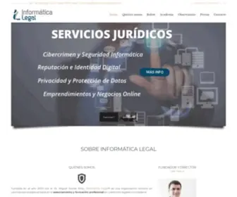 Informaticalegal.com.ar(INFORMÁTICA LEGAL) Screenshot