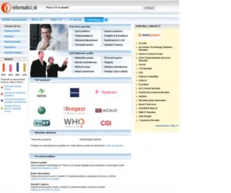 Informatici.sk(Práca) Screenshot