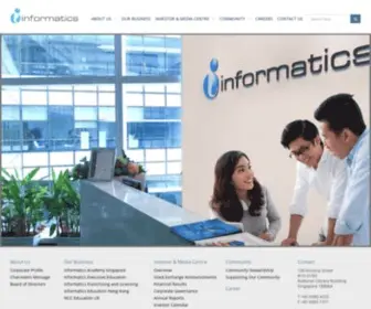 Informaticseducation.com(IEL Website) Screenshot