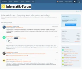 Informatik-Forum.net(Alles rund um die Informations Technologie) Screenshot