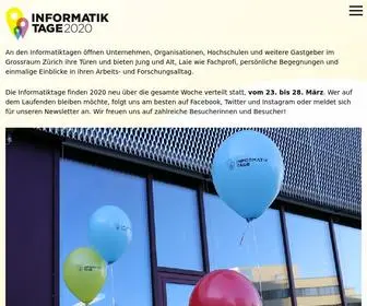 Informatiktage.ch(Informatiktage 2022) Screenshot